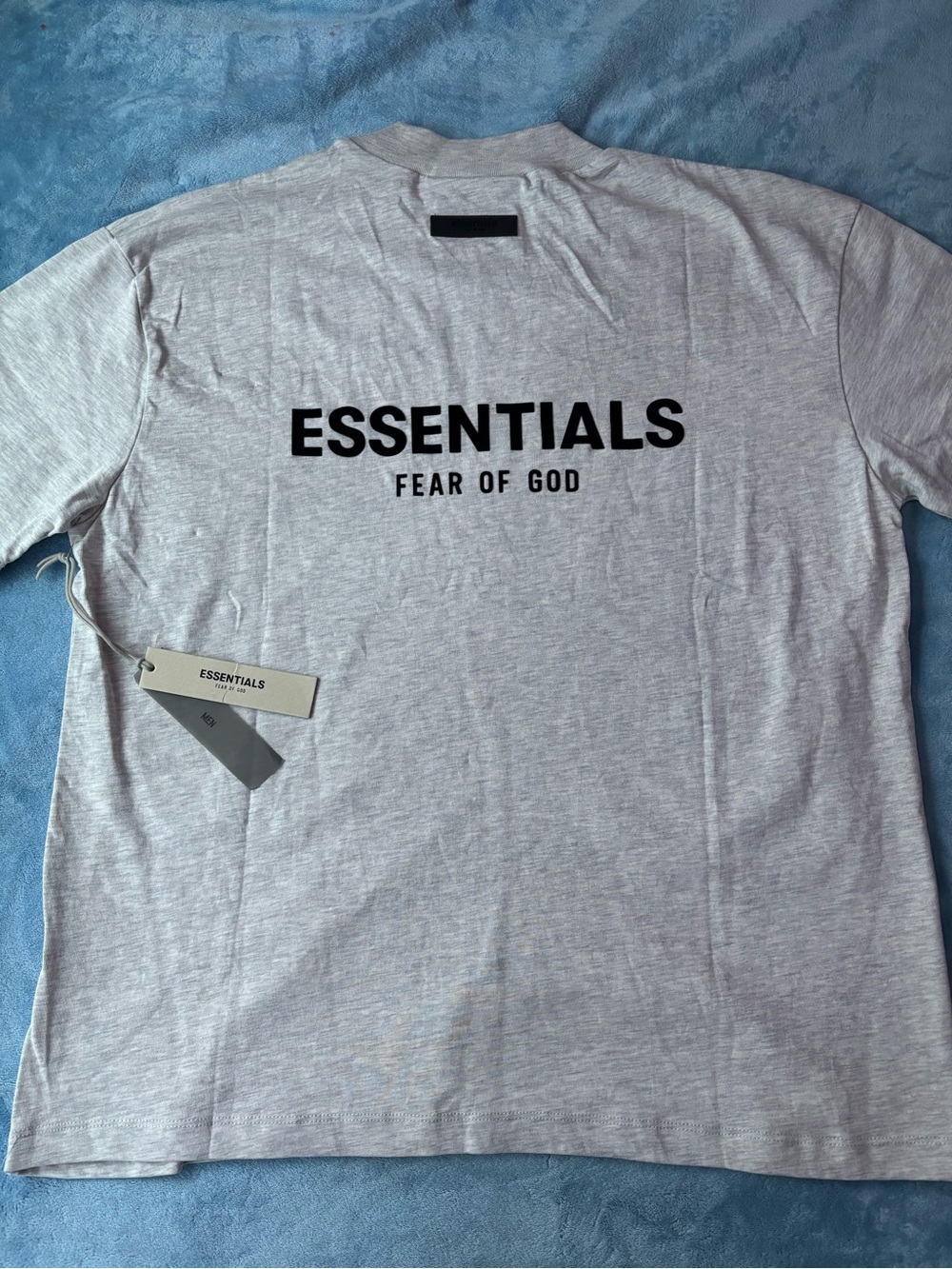 Essentials oatmeal Tee - Picture 2 of 2